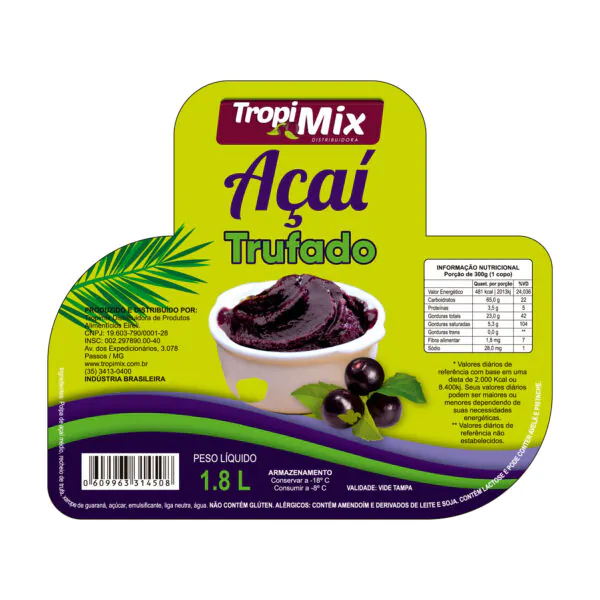 Rótulo para Pode de Açaí – MOD.006