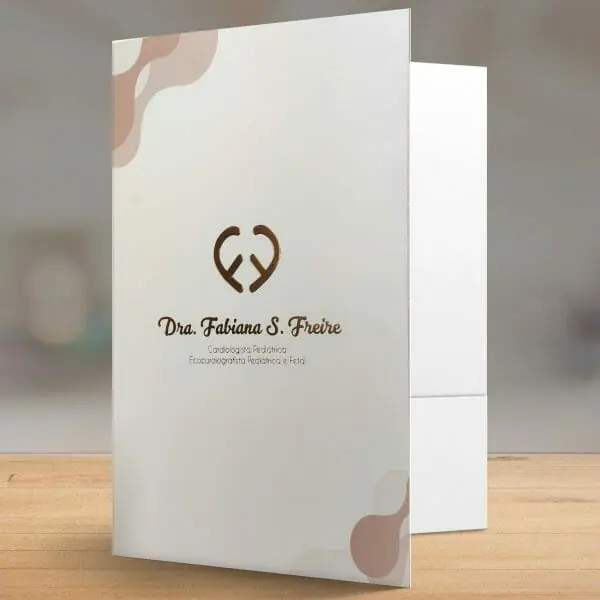 Pastas com Hot Stamping e bolso – mod.120B