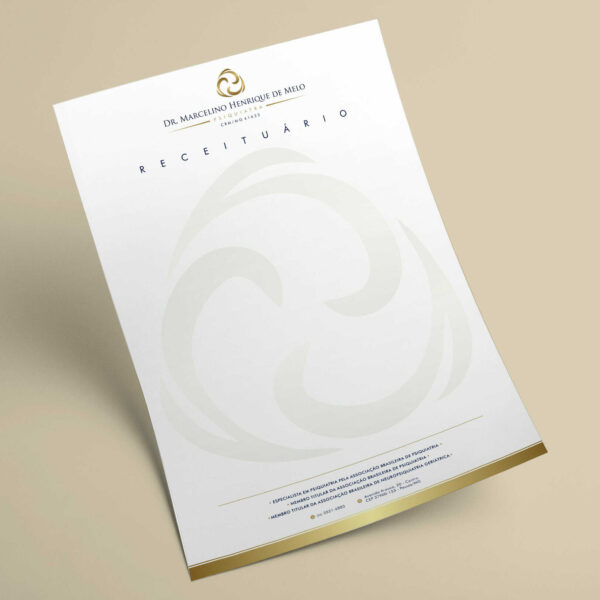 Receituário Personalizado – A4 em Sulfite 90g