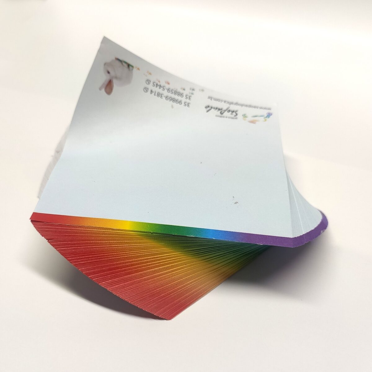 Bloco (300 folhas) personalizado com o seu logotipo - Imagem 2