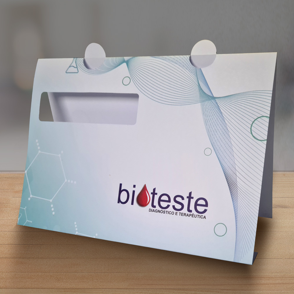 Capa de exame personalizada