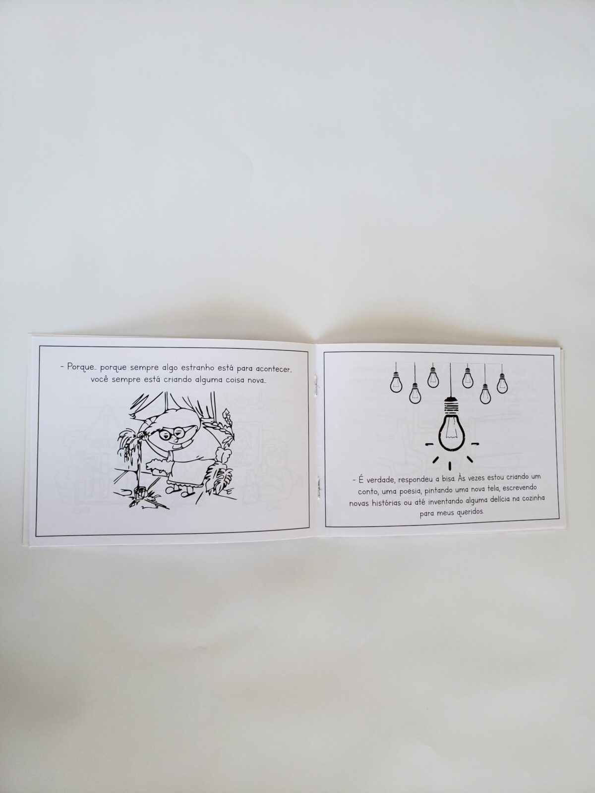 Livro infantil com lombada canoa em grampo - Imagem 3