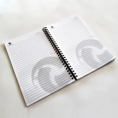 Agenda com dupla capa laminação BOPP brilho e fechamento em wire-o - Image 5