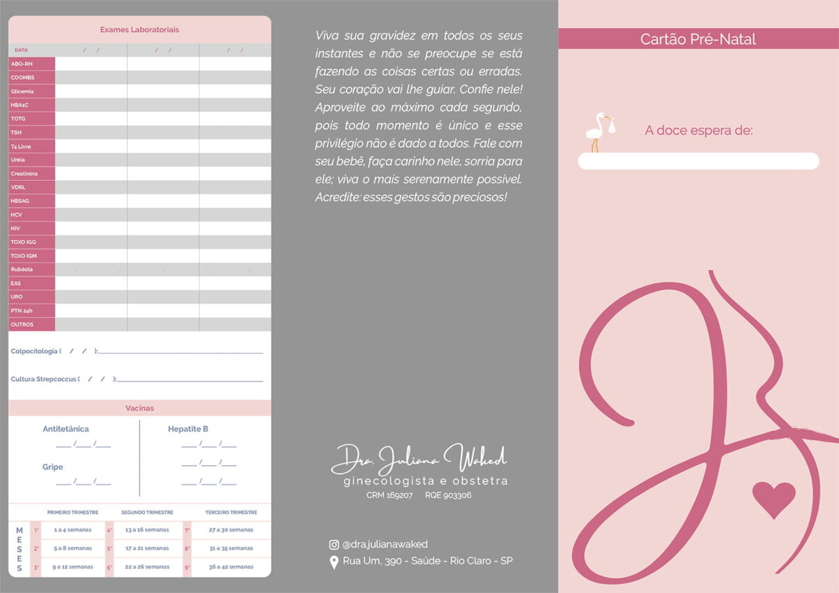 Cartão de Gestante Personalizado - MOD.101 - Imagem 2