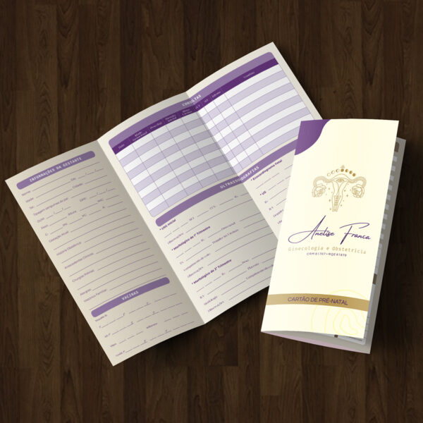 Cartão de Gestante Personalizado – MOD.101