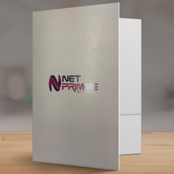 Pasta Personalizada com Laminação, Verniz Localizado e bolso – mod.120C