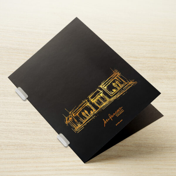 Pasta com Hot Stamping e orelha – mod.125B