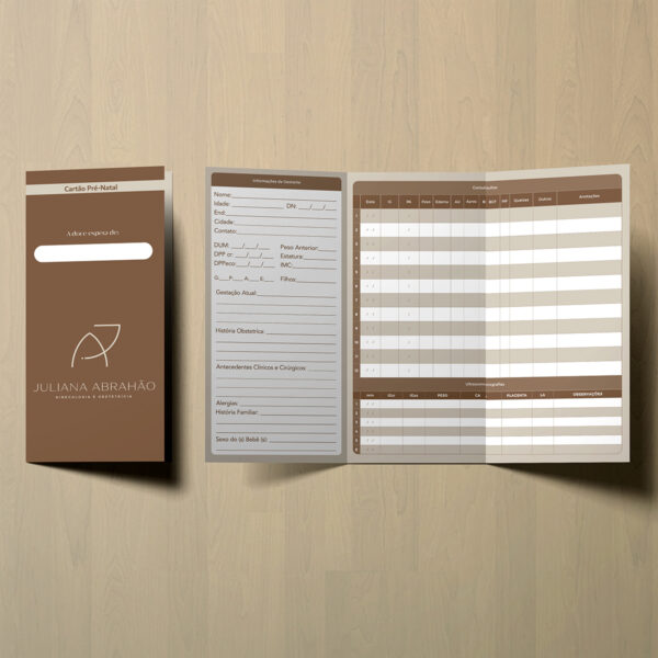 Cartão de Gestante Personalizado – MOD.101