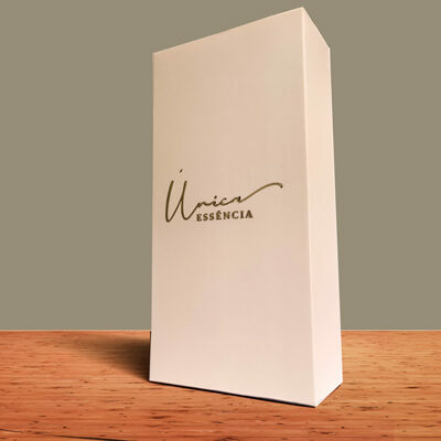 Caixa de Perfume Personalizada Retangular c/  Laminação e Hot Stamping – mod.012.070