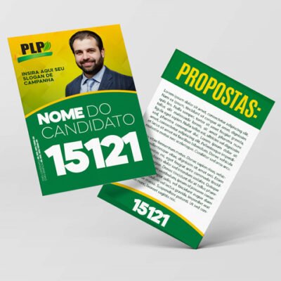 Kit Eleições 2024 – Flyer – Santinho e Colinha Eleitoral