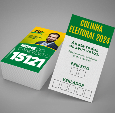 Colinha Eleitoral Personalizada – Eleições 2024