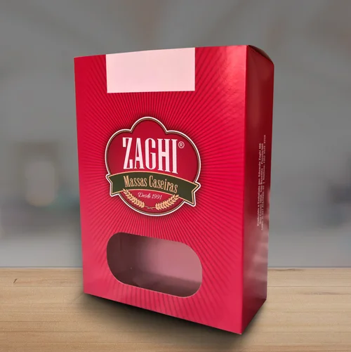 Caixa para Alimentos com Janela <br> | 15,5 x 7x 21cm |