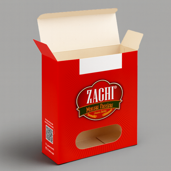Caixa para Alimentos com Janela <br> | 15,5 x 7x 21cm |
