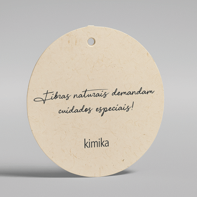 Tag / Etiqueta redonda Personalizada – Reciclato 180g