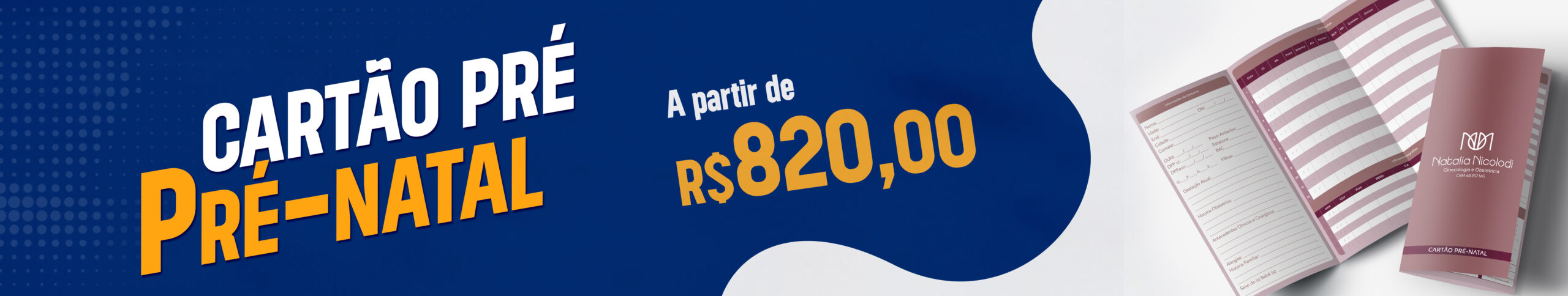 Banner cartão pre natal