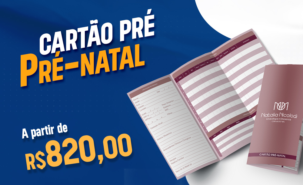 Banner cartão pre natal