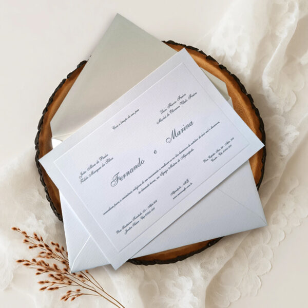 Convite casamento personalizado
