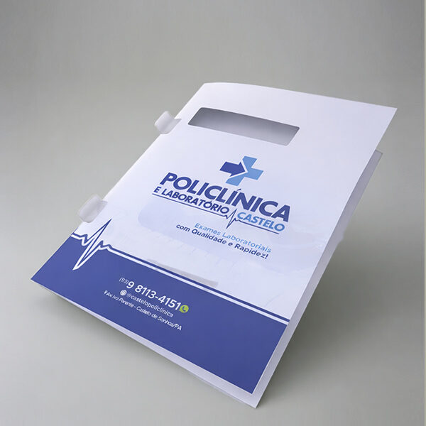 Pasta Personalizada para Exames Com Janela